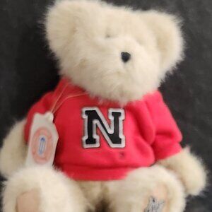 Boyd's Bears Plush University Bears "Herbie" University of Nebraska Bear